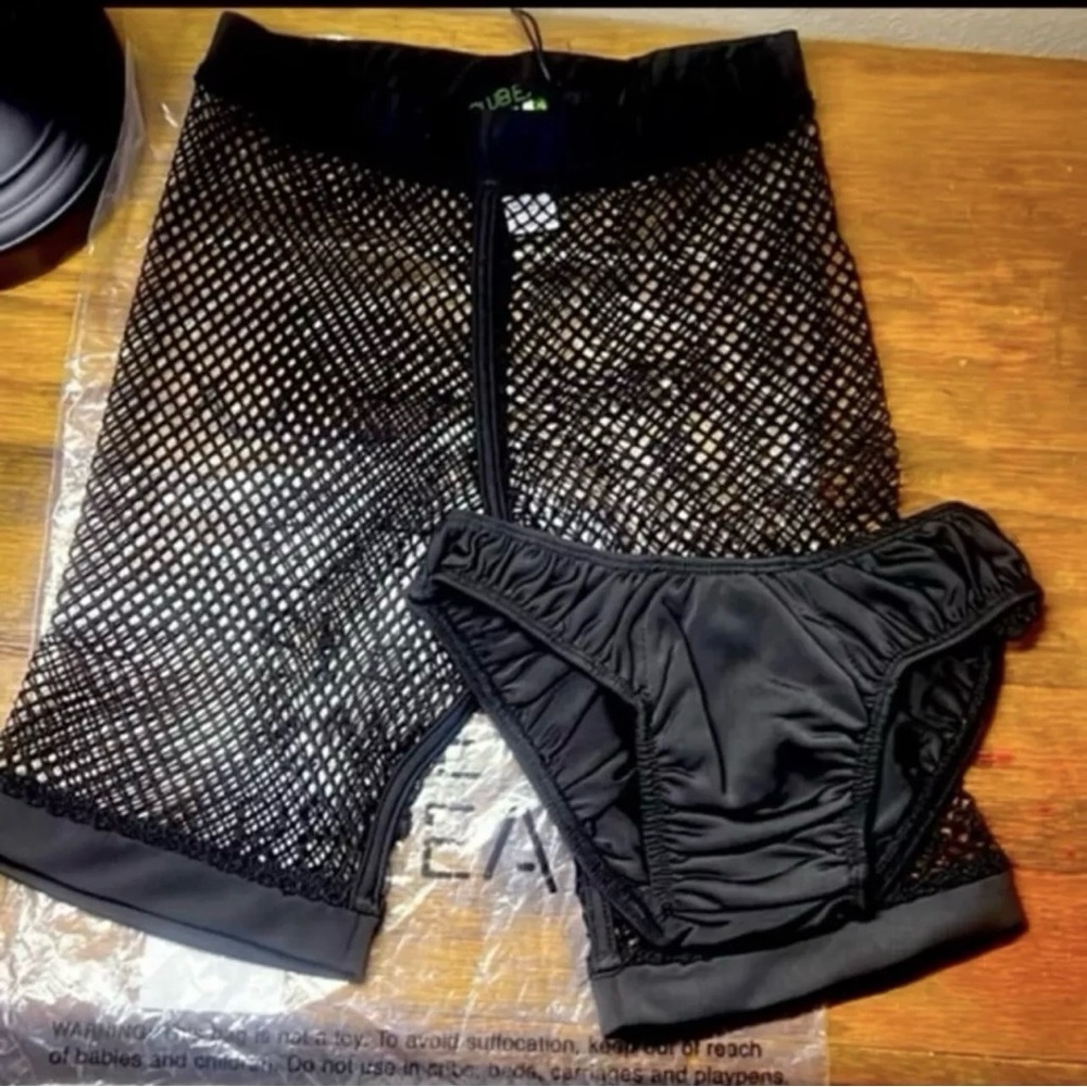 Club Exx by Dolls Kill “No Favorz Bikini N’ Shorts Set”